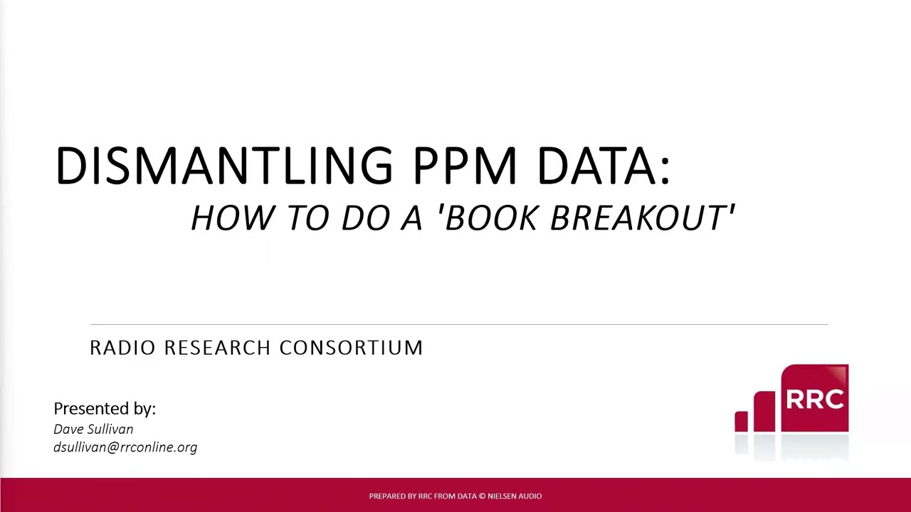 Webinar: Dismantling PPM Data