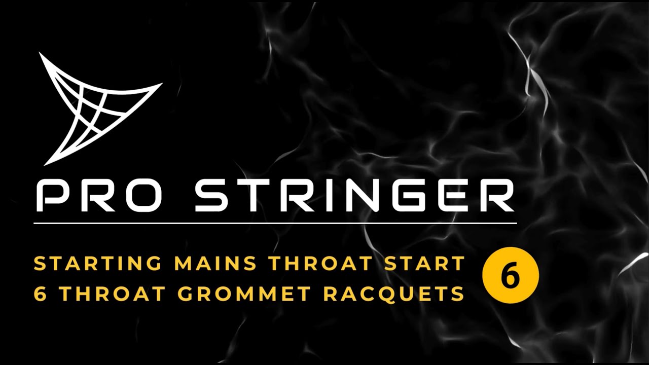 Pro Stringer Platinum 3.0| Throat Starting Mains with Claws flying clamp | 6 Hole Grommet Demo