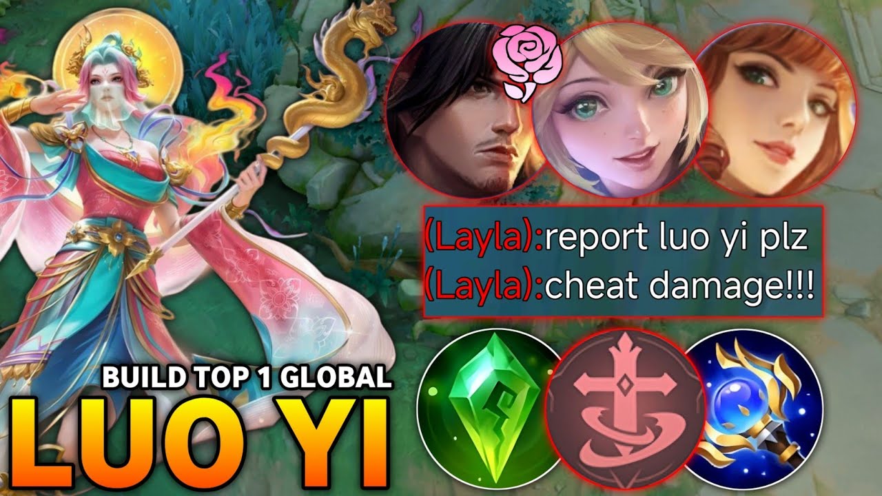 GLOBAL LUO YI PERFECT INTENSE GAMEPLAY VS META HEROES | LUO YI BEST BUILD & EMBLEM 2026 | MLBB