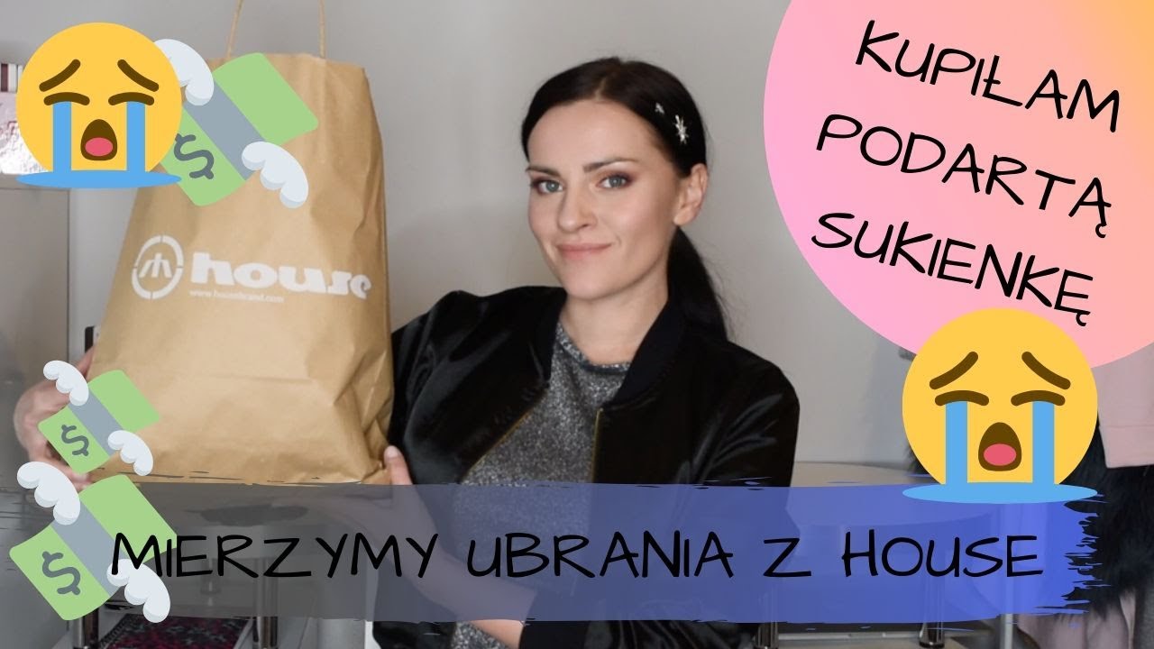 MIERZYMY UBRANIA Z HOUSE ❤️ KUPIŁAM PODARTĄ SUKIENKĘ 🙈
