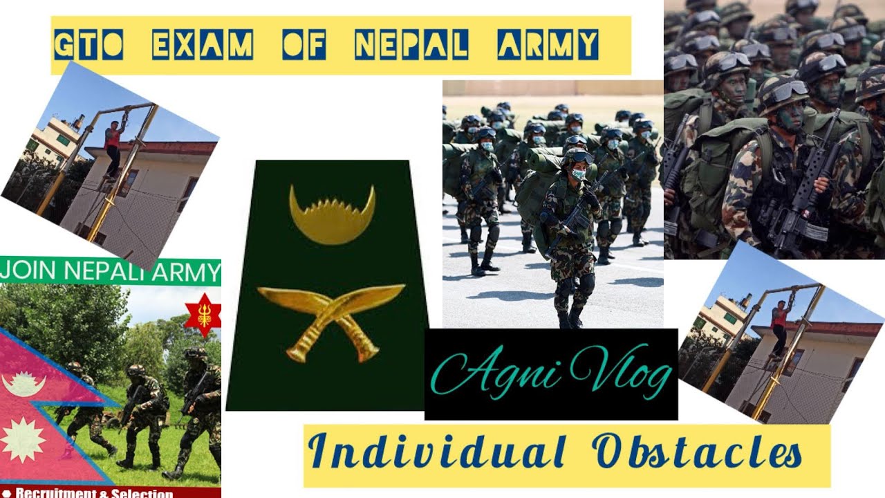 Individual Task in Nepalese Army Officer GTO Exam😍.