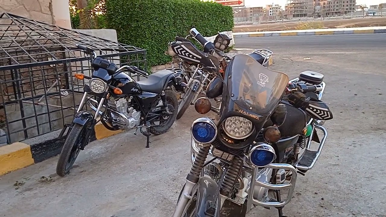 motorky v Egyptě
