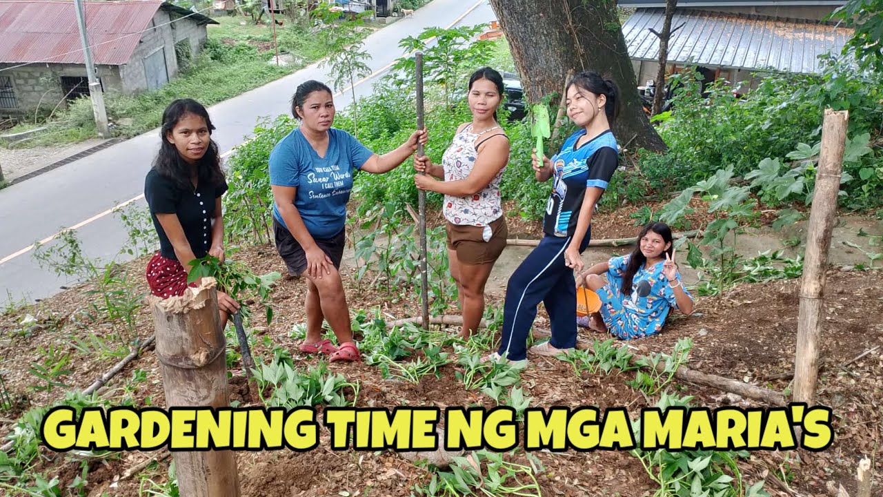 TULOY ANG GARDENING NG MGA MARIA'S HABANG WALANG PASOK SA SCHOOL!