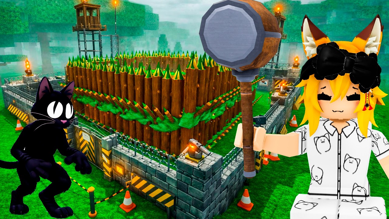 🦊Construí a BASE MAIS SEGURA do 99 Noites 🛡️🔒