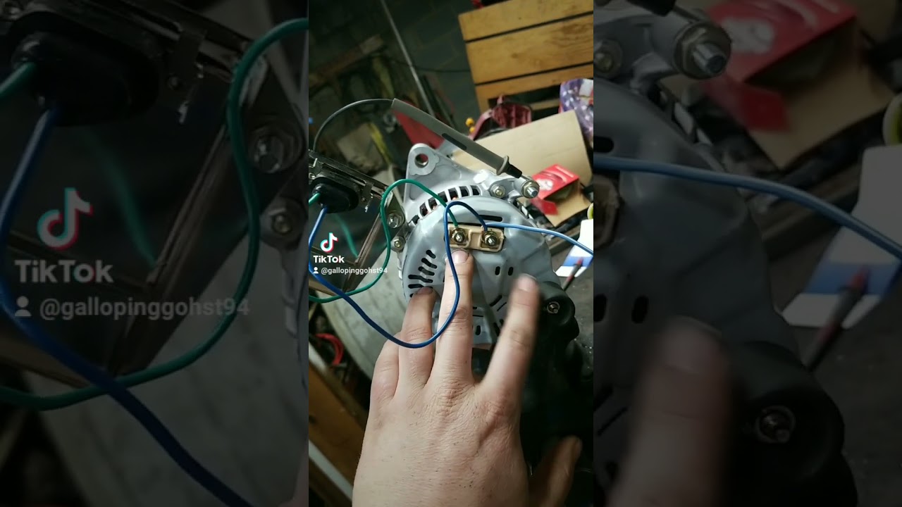 how to wire an external voltage regulator on an alternator .
