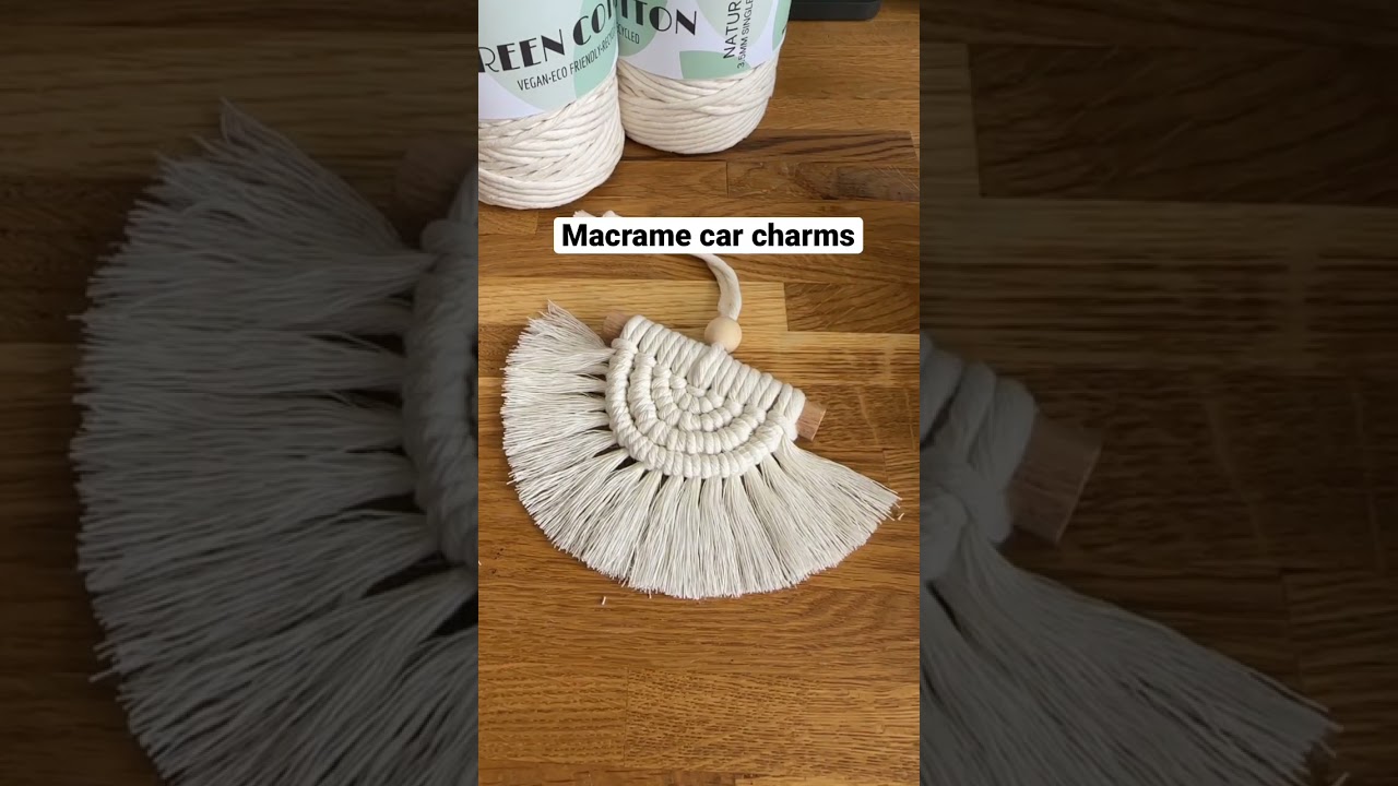 Don&rsquo;t throw away your leftover string! #macrame #macramediy #makers