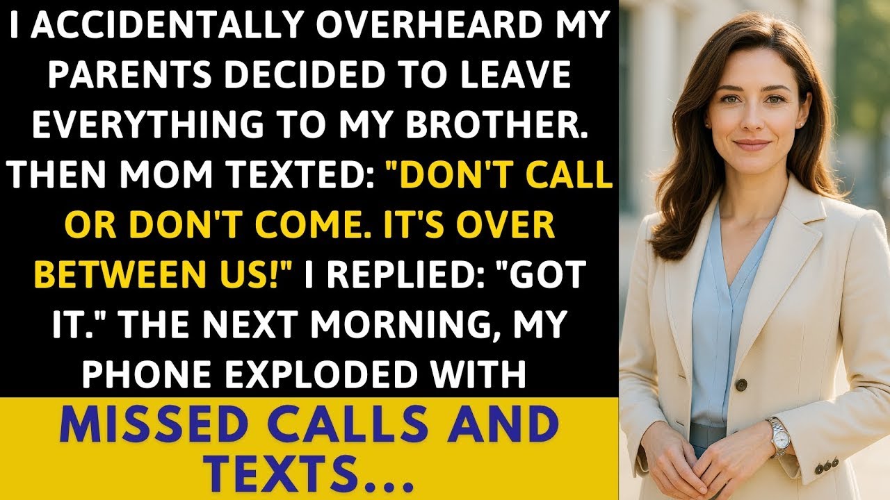 "My Parents Decided To Leave Everything To My Brother. Then Mom Texted: "It's Over Between Us!.."
