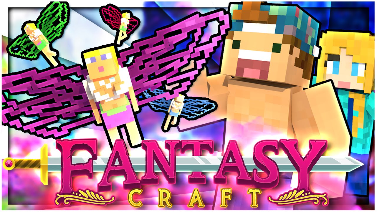 OMG FAIRIES EVERYWHERE?! | EP 1 | FantasyCraft (Minecraft Modded Survival)