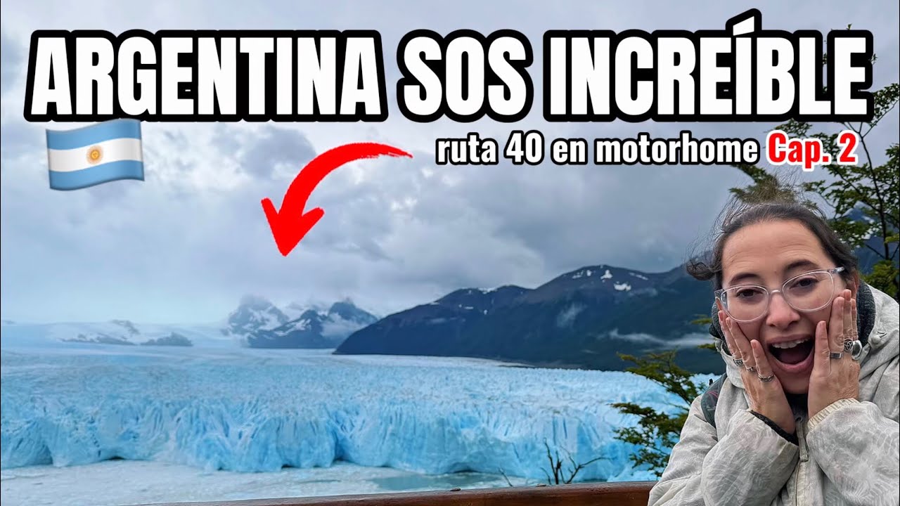 😱BRUTAL DESPRENDIMIENTO en este lugar único en el mundo que tiene argentina, GLACIAR PERITO MORENO 