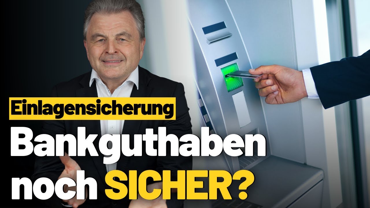 Einlagensicherung & Bankenpleite: Ist mein Geld auf dem Konto sicher?