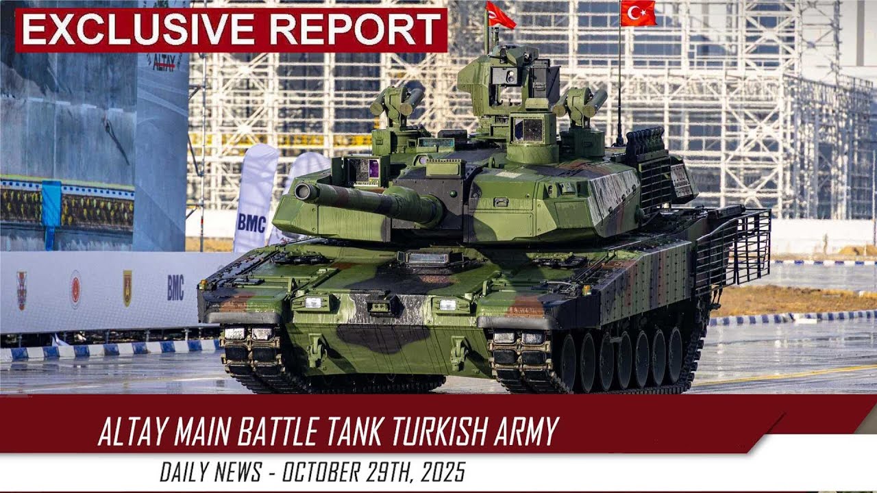 Türkiye’s ALTAY Main Battle Tank Is Here - Breakdown of Its Power and Technology