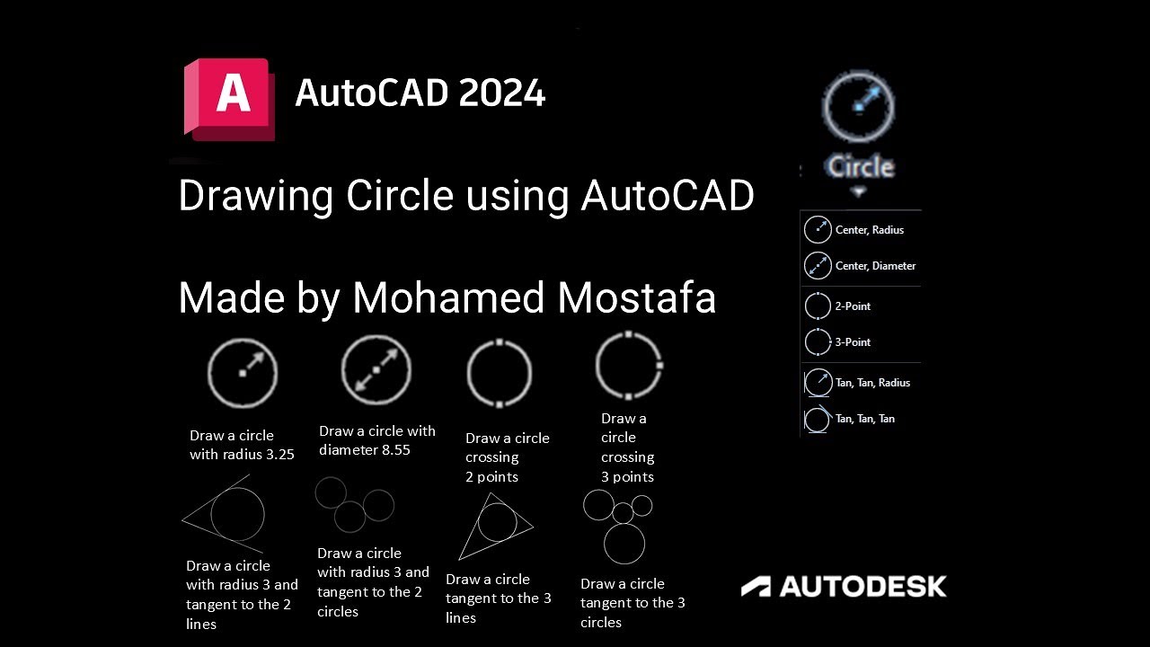 How To Draw Circle On AutoCAD 2024