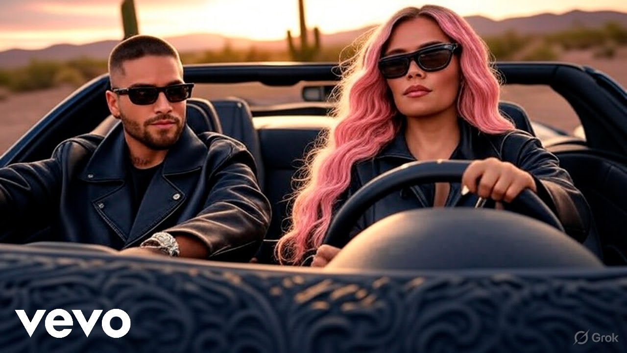 Maluma ft. Karol G, Zion y Lennox, Yandel - Una Aventura (Music Video) y Más