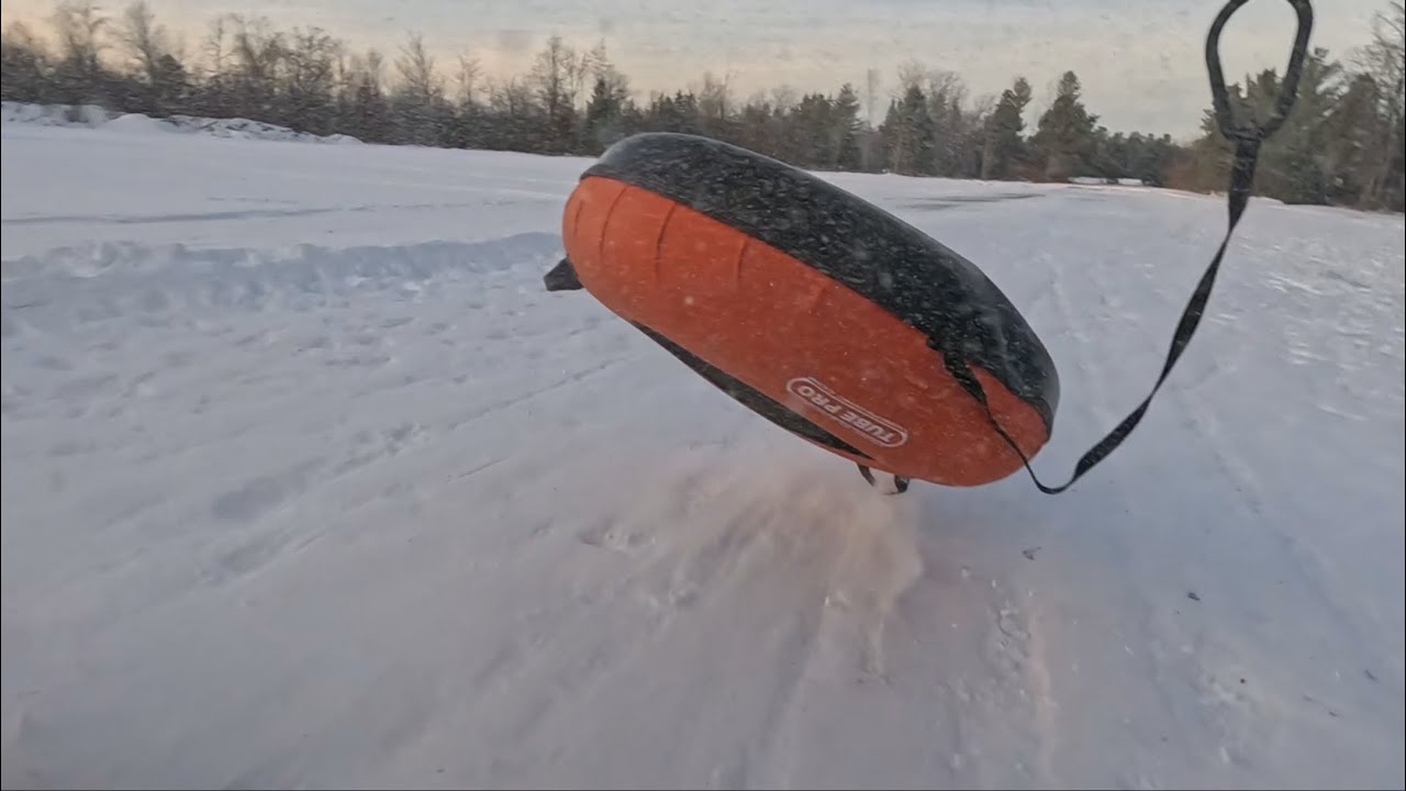 Tubing with Russell at Hanson Hills Recreation Area, Grayling, MI