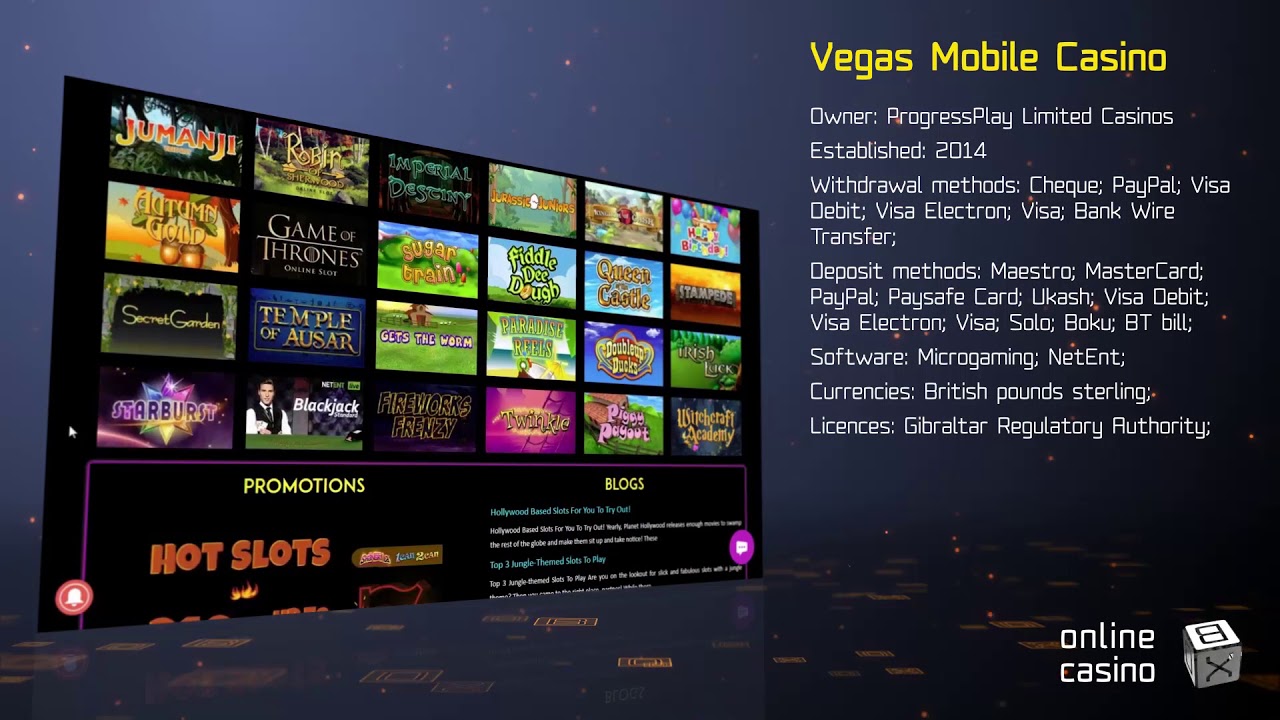 Secrets of the game in Vegas Mobile casino: review by OnlineCasinoBOX.net