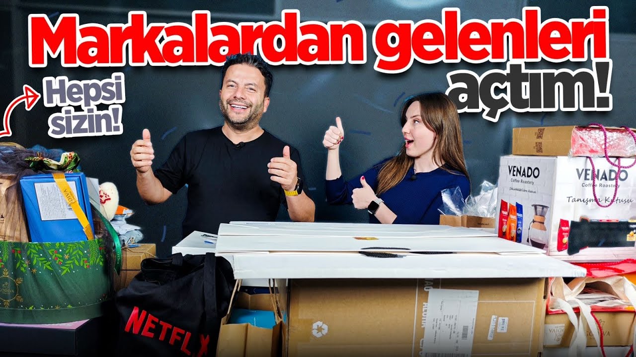 Markalardan gelenleri açtım!