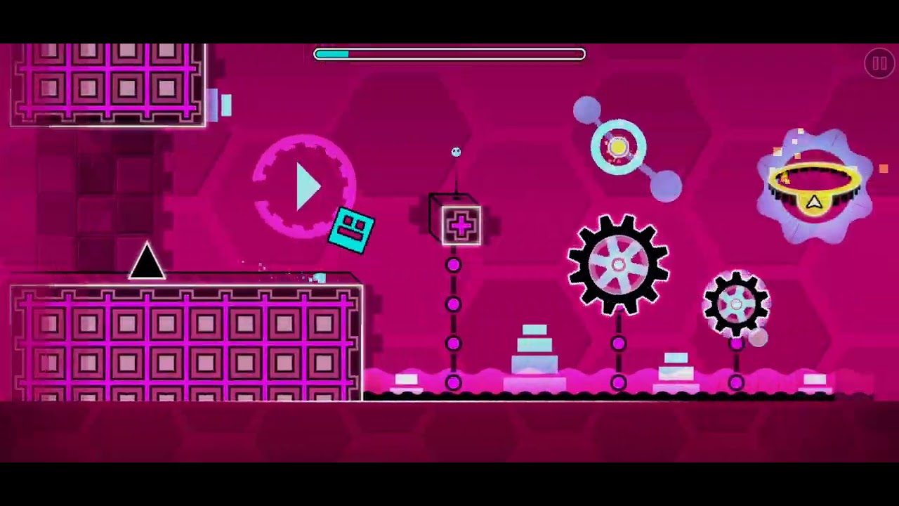 Geometry dash and subzero (beated press strat ) and final part erreor so posted anthor vidio