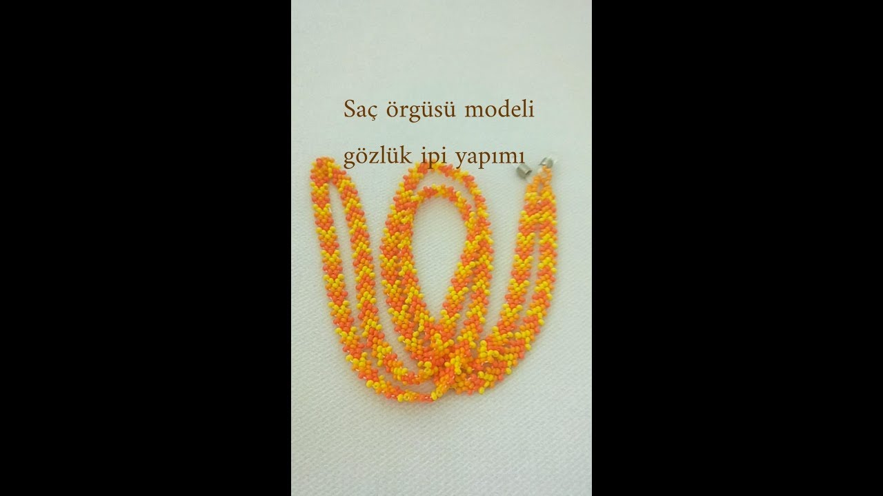 SAÇ ÖRGÜSÜ MODELİ GÖZLÜL İPİ YAPIMI