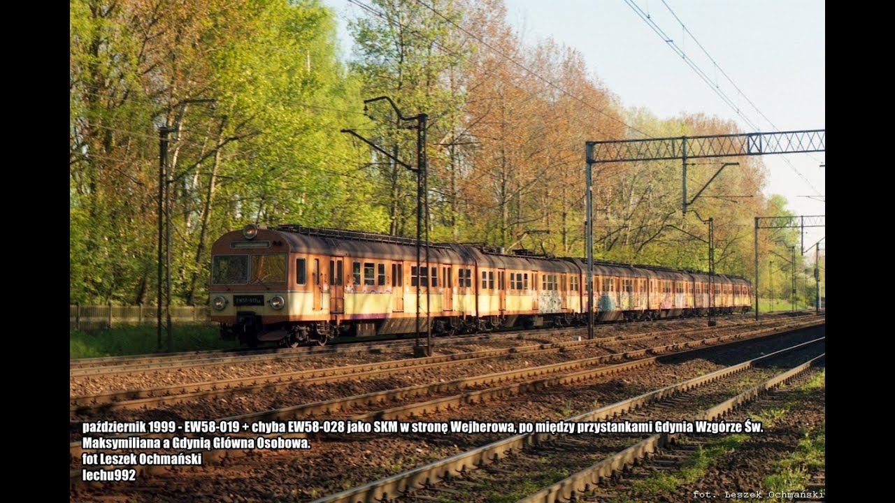 Wspomnienia EW60 i EW58 PKP SKM Polska Gdynia trójmiasto