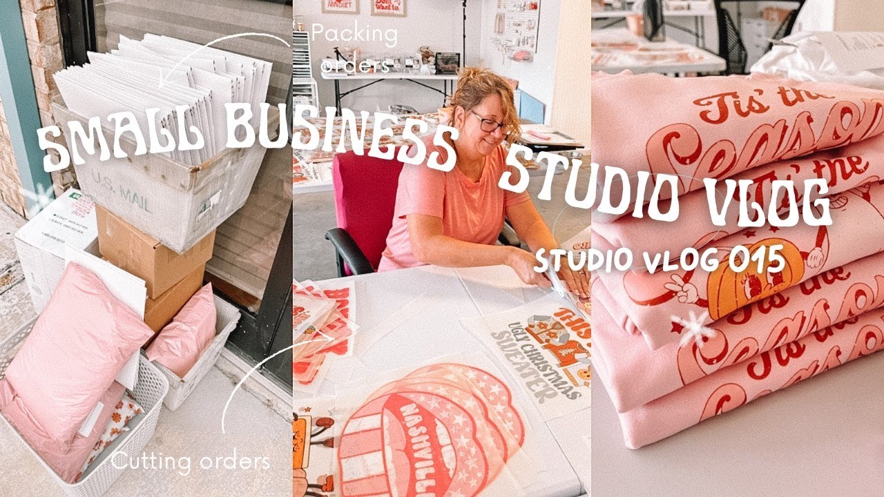 Day in the Life of a Small Business Owner, Studio Vlog 15