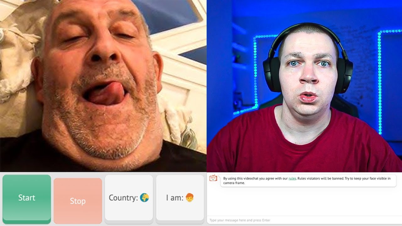 going on omegle until i find a creepy old guy