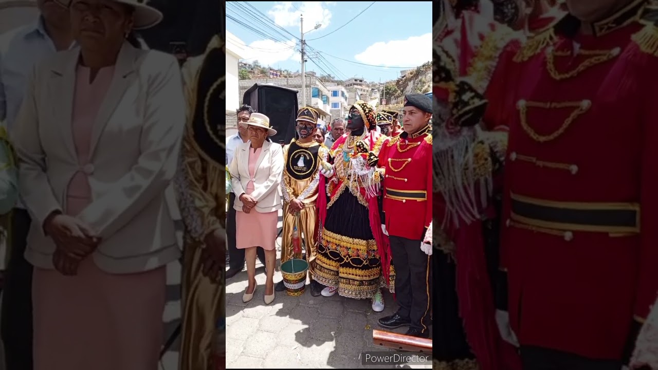 Loas de J.J. a la Virgen del Cisne en el barrio cuatro esquinas 2023