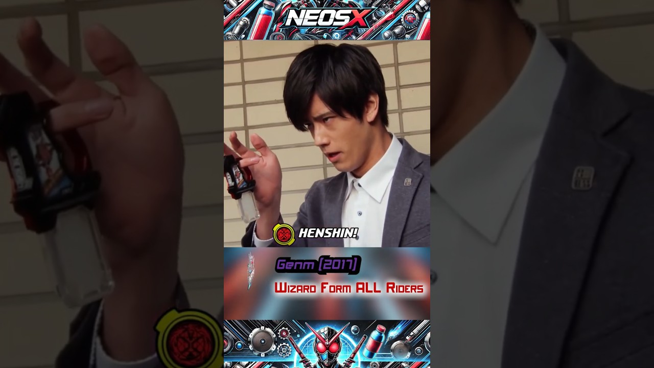 Wizard Form ALL Riders #kamenrider #wizard #gaim #genm #decade