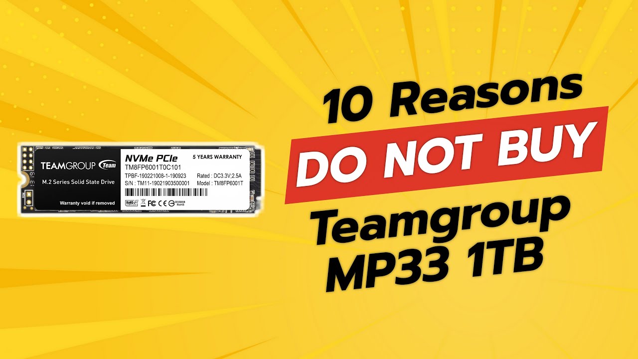 TEAMGROUP MP33 1TB | 10 причин НЕ покупать! ⚠️💔