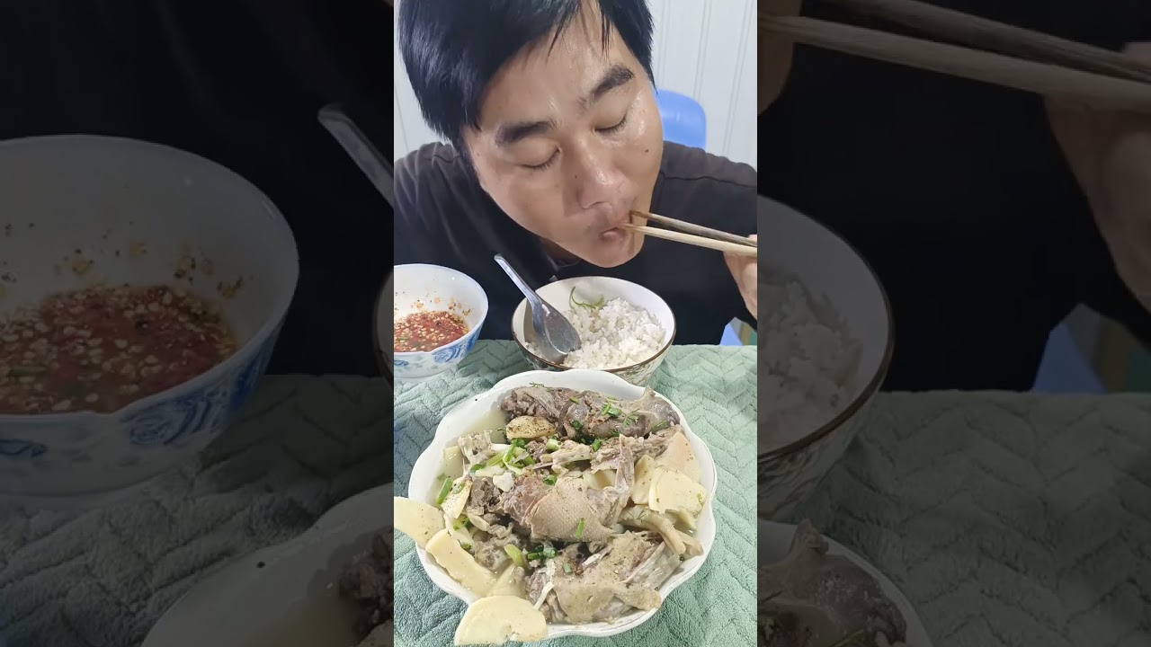 Đầu, chân, cánh vịt nấu canh măng | thánh sầu đâu