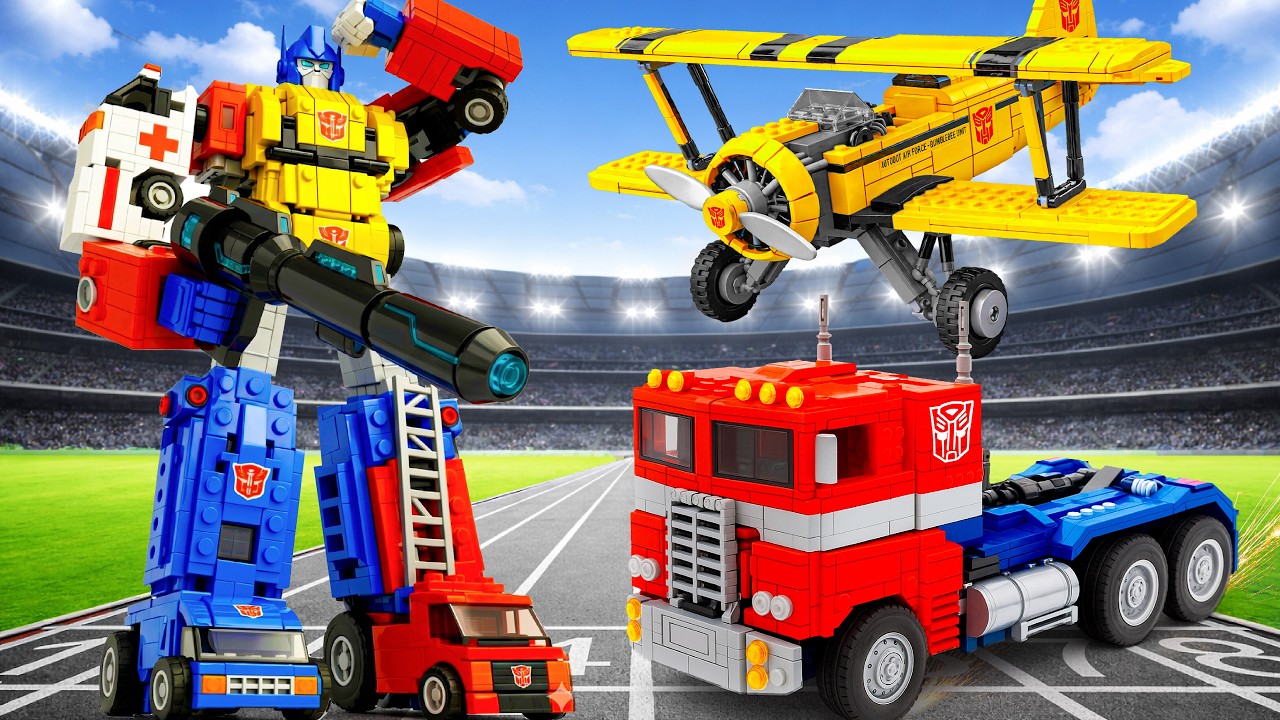 LEGO Transformers Combiner: Эволюция Оптимуса Прайма | Bricks UP