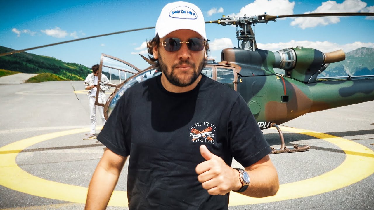 GRAND Store Opening in Cannes AND flying in a Military Chopper to open in Courchevel #France