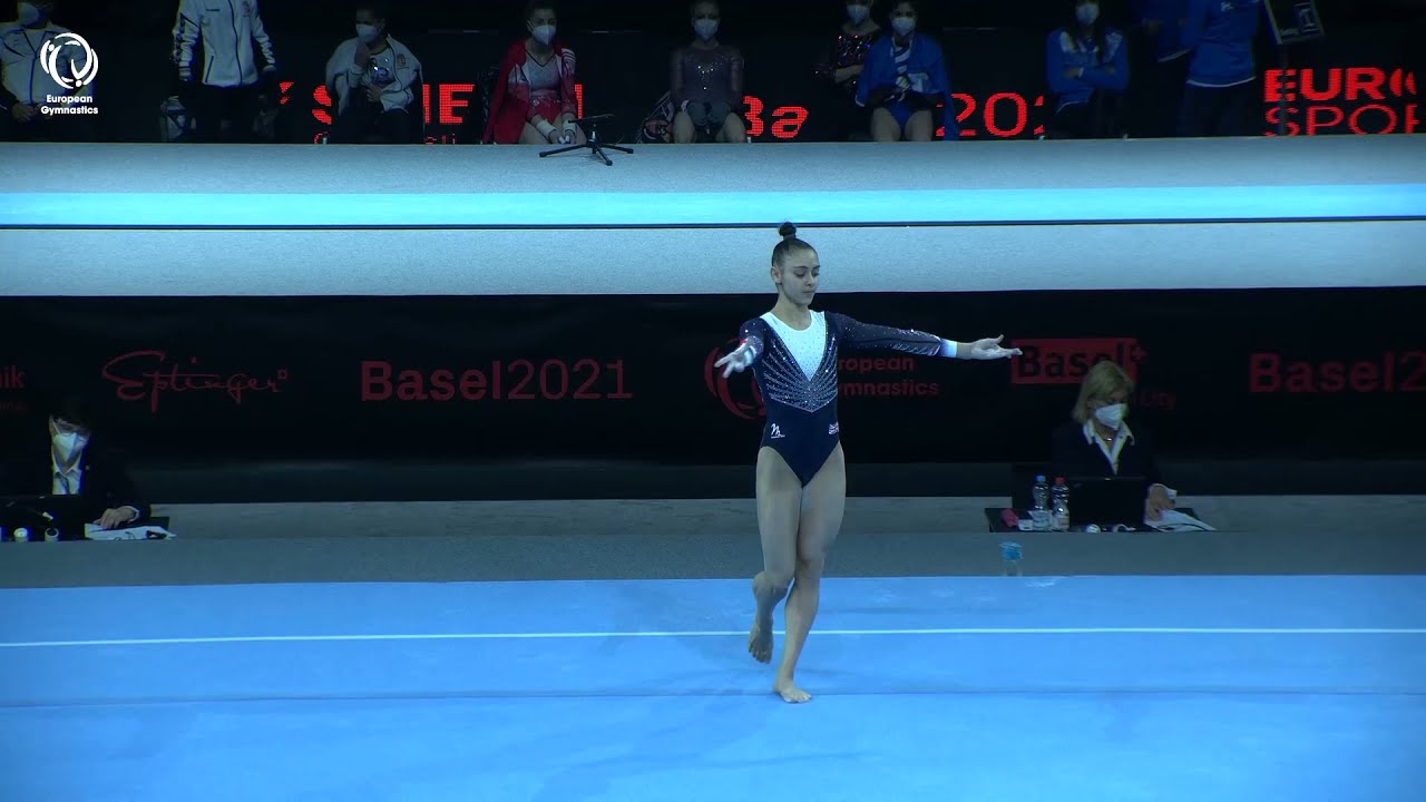 Jessica GADIROVA (GBR) - 2021 Artistic Europeans - Qualification floor