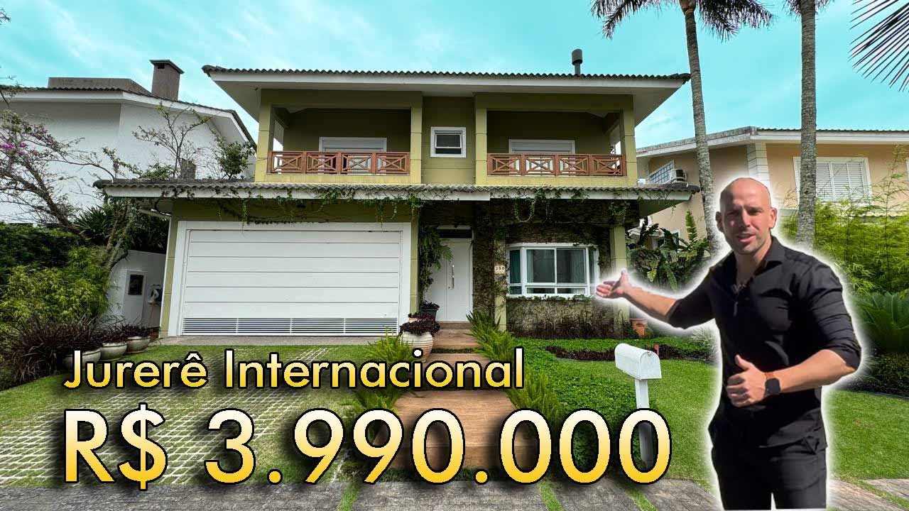 CASA 3 SUÍTES A 700M DO MAR EM JURERÊ INTERNACIONAL, FLORIANÓPOLIS/SC.