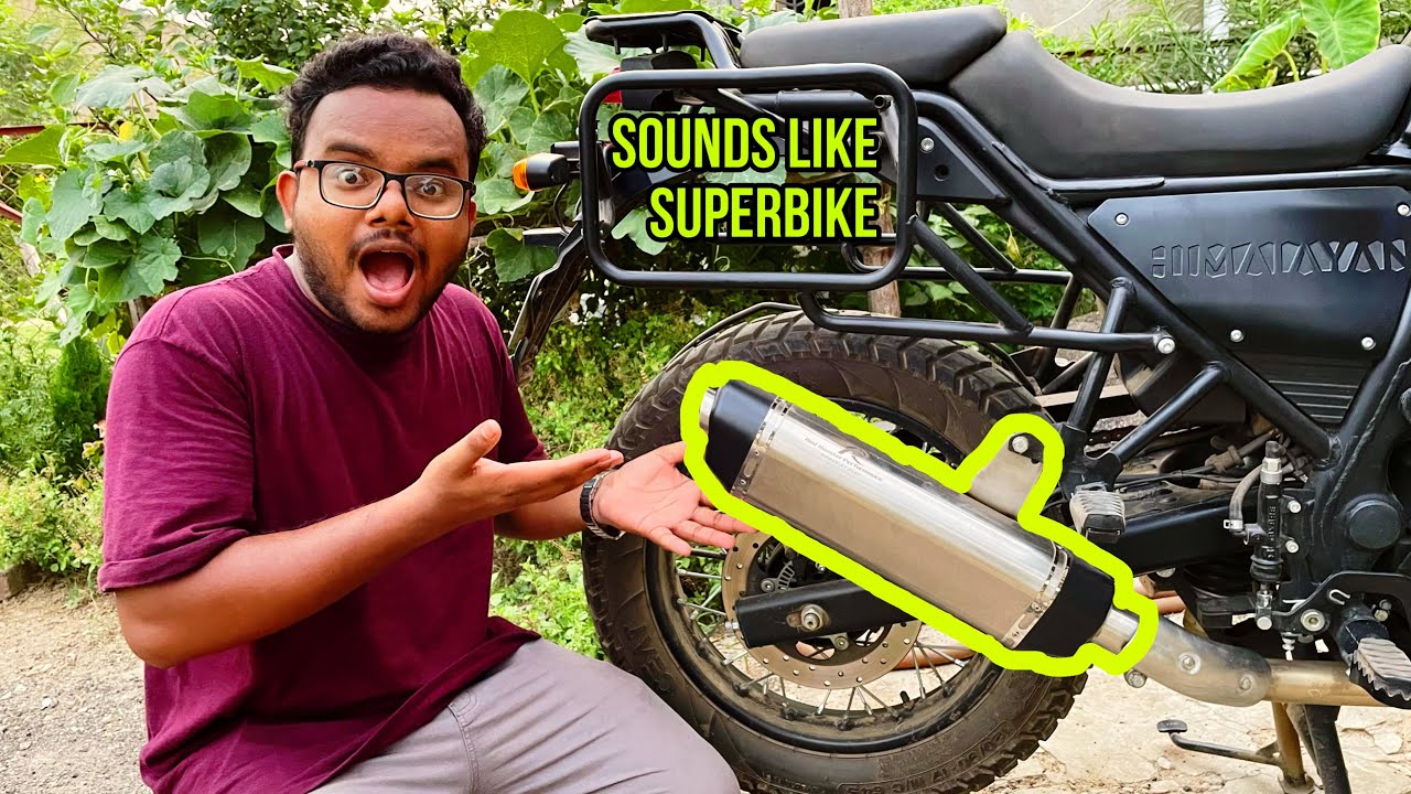 Red Rooster exhaust for Himalayan | Crazy Sound😎