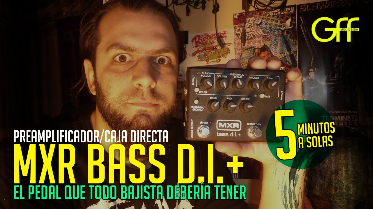 El Pedal que todo bajista debería tener: PREAMP - MXR M80 Bass D.I.+