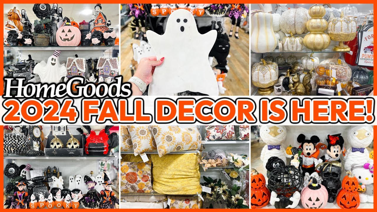 NEW 2024 FALL + HALLOWEEN DECOR AT HOMEGOODS 🎃👻 | HomeGoods NEW Decor + Fall Decorating Ideas