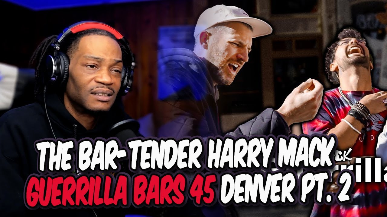 HoodFacts TV Reacts to Harry Mack's Epic Bar-tender Moment in Guerrilla Bars 45 Denver Pt. 2!