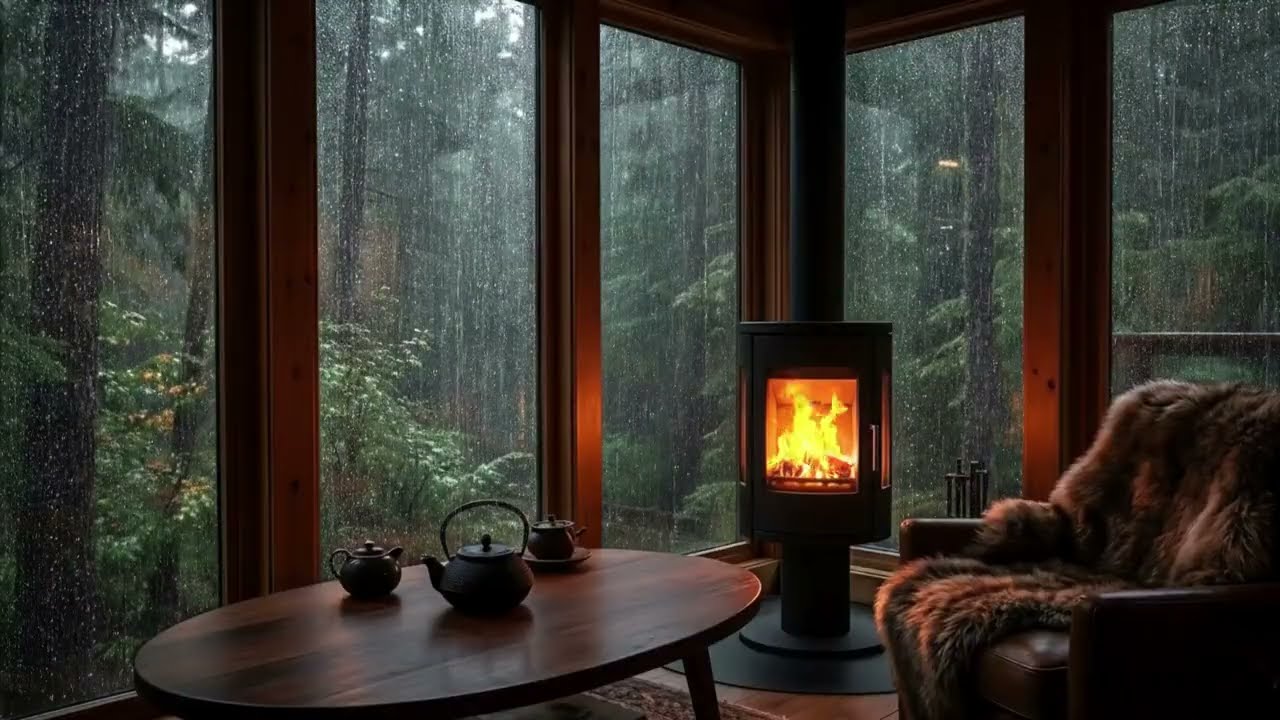 Gentle Rain for Deep Sleep or Relaxation- 8 Hours in HD