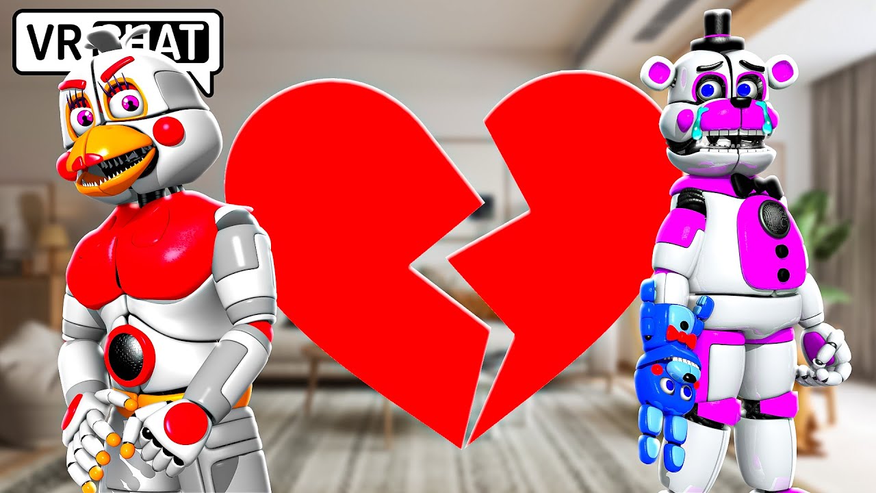 Funtime Freddy's SAD BREAK UP! In VRChat