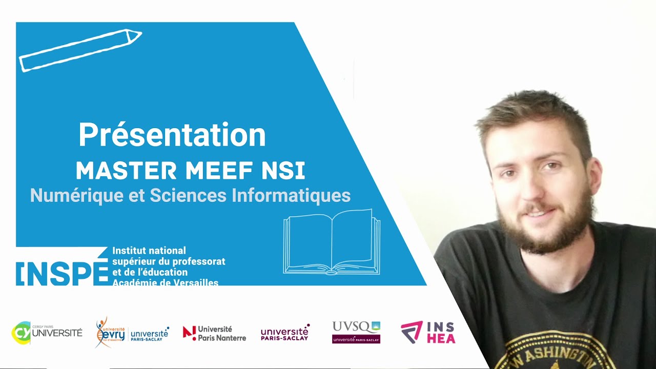 Master MEEF parcours NSI - numérique et sciences informatiques