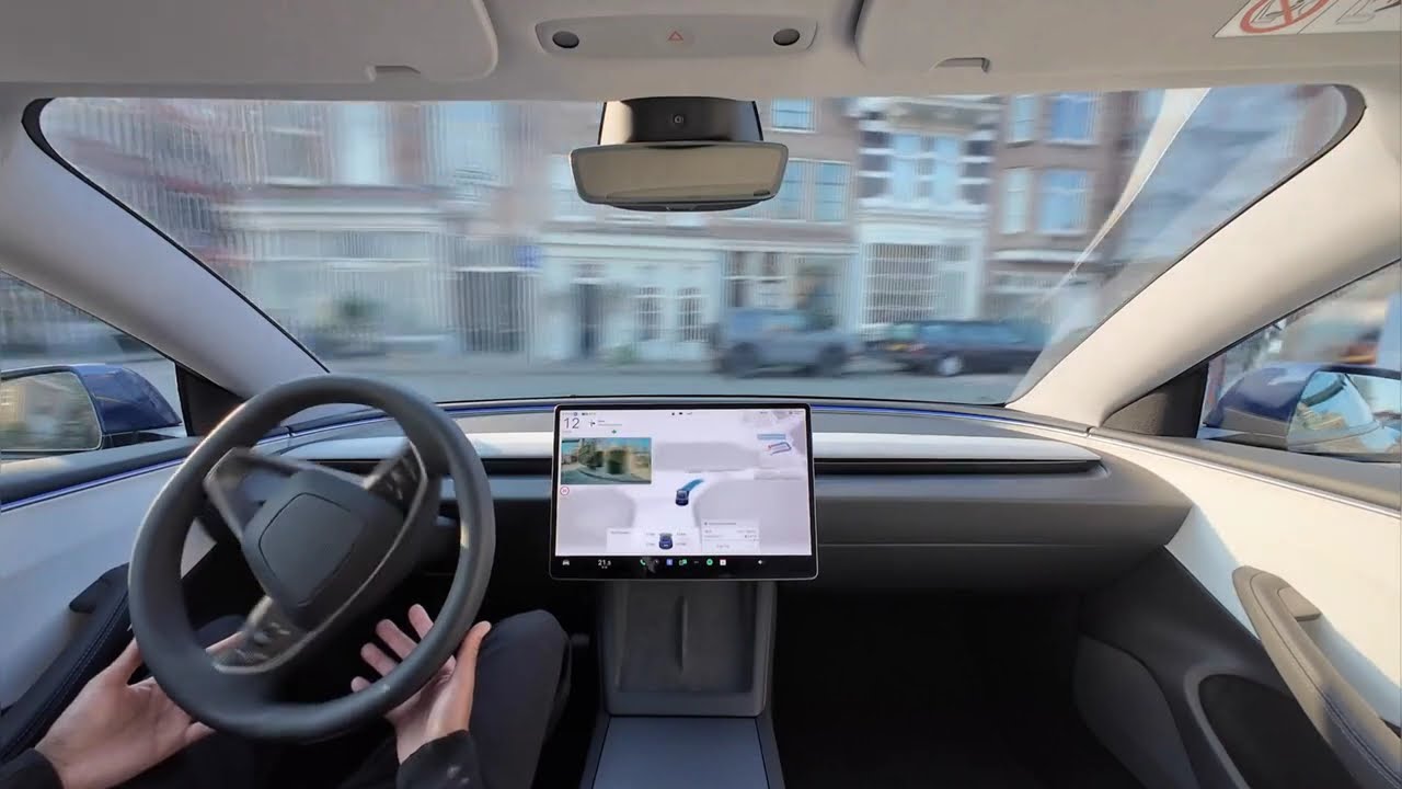 Tesla FSD Supervised in The Netherlands, Amsterdam (first time in Europe)