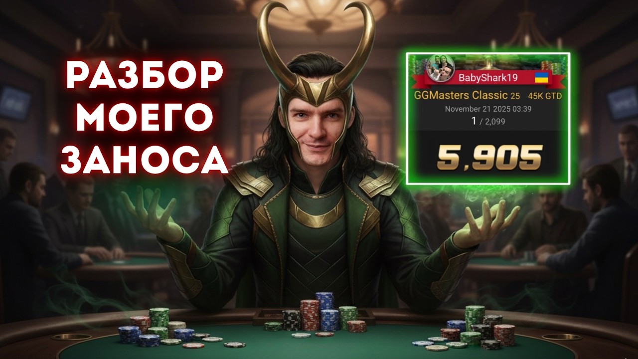 Учу тащить покерные турниры! Разбор победы над 2 099 соперниками