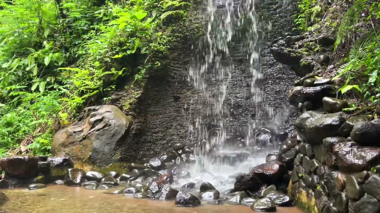 Relaxing Waterfall & River Flow Sounds in Peaceful ASMR | For Sleeping & Meditation #Waterfall #ASMR