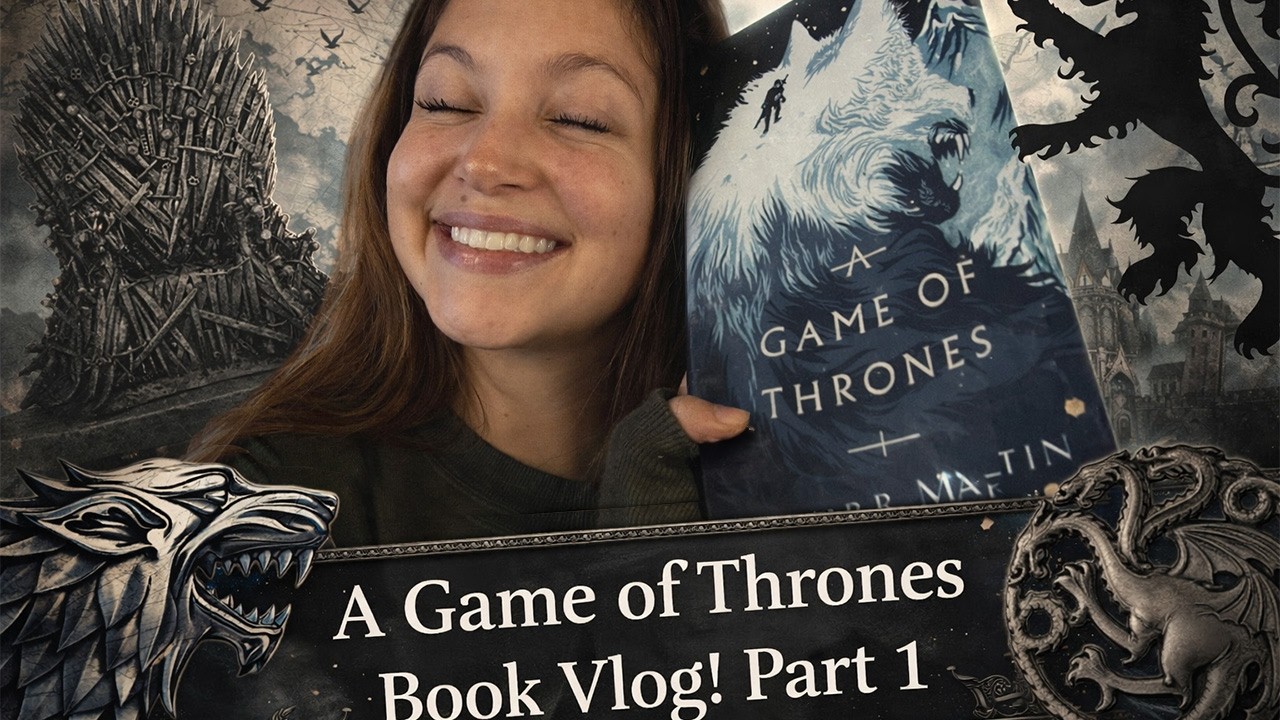 Game of Thrones Book Vlog! (Part 1) First Time Reading AGOT! (Show Reaction/Book Reaction)