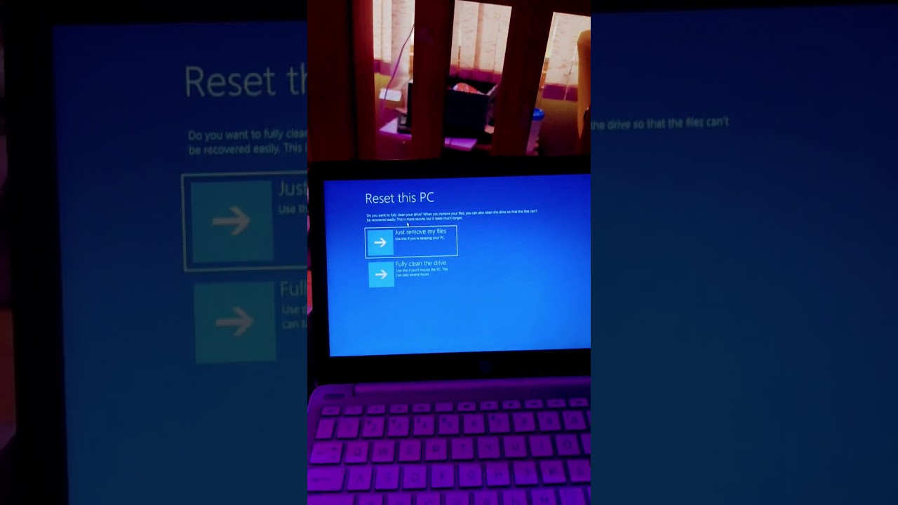Pov:when you try to factory reset your computer and it can't delete itself. #shorts #fyp #fypシ