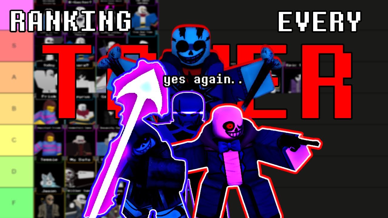 РЕЙТИНГ КАЖДОЙ БАШНИ В ИГРЕ! (да, снова...) | Undertale Timeline: Corruption: TD | Roblox