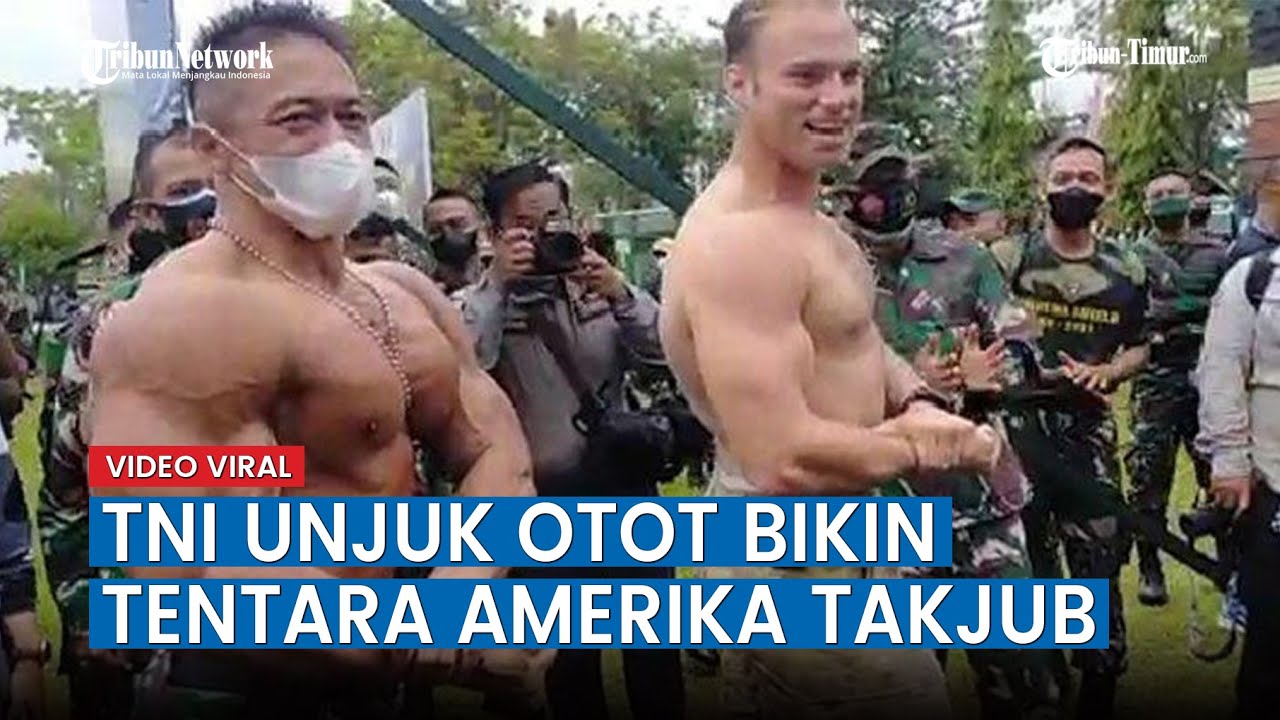 Viral TNI Unjuk Otot Bikin Tentara Amerika Takjub, Ternyata Pendamping Fitnes KSAD Jenderal Andika