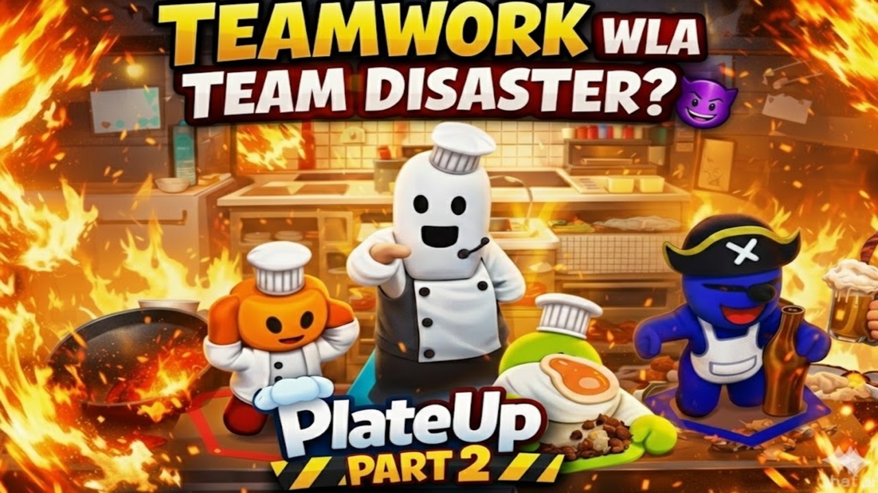 Teamwork Wla Team Disaster? 😈🔥 PlateUp Part 2