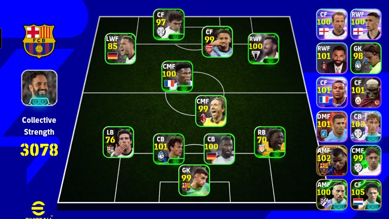 Efootball Gameplay With Another Squad