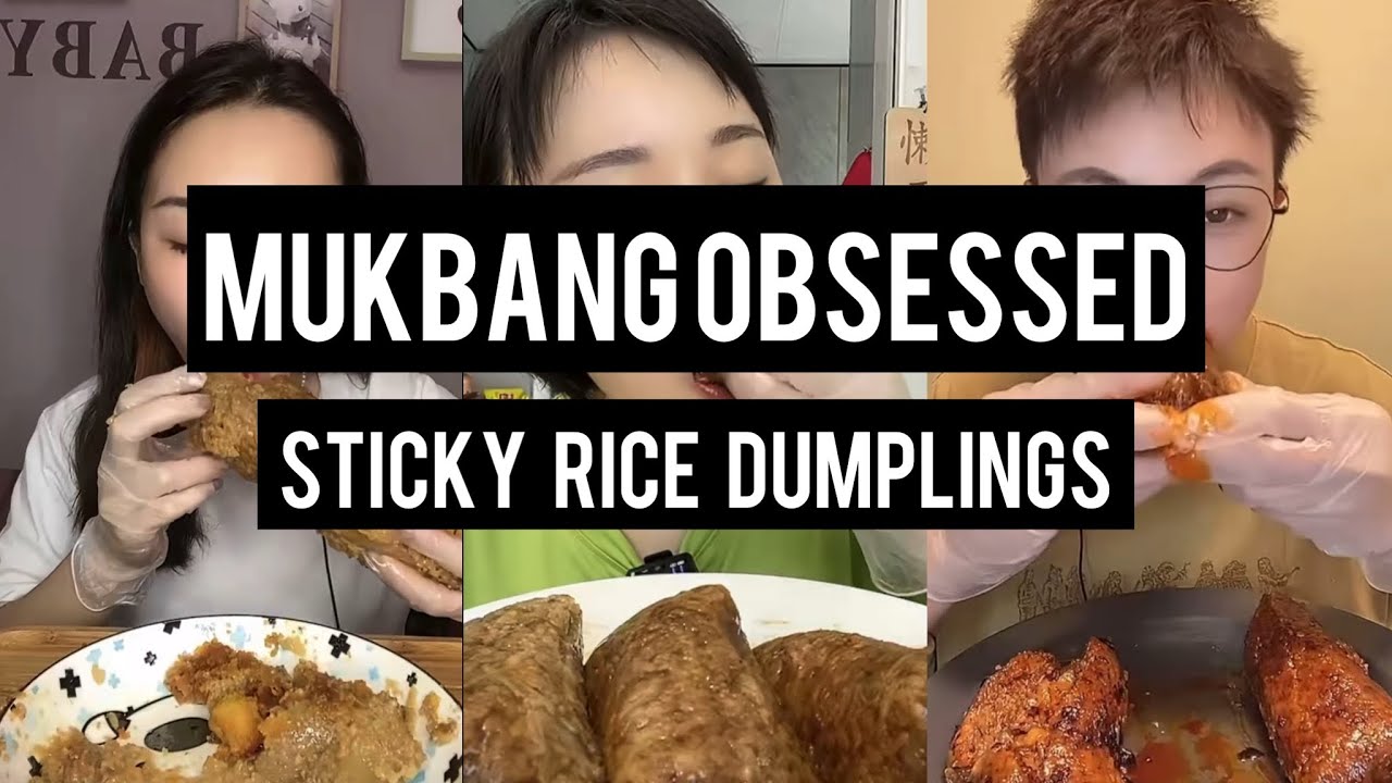 [Portrait] Mukbang ASMR | Sticky Rice 粽子 Kwai Eating / Kwai Mukbang